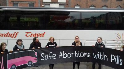 A bus is driving around Ireland giving women advice on safe abortion