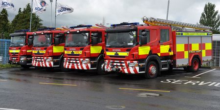 PICS: Dublin Fire Brigade isn’t hiding its All-Ireland Final allegiance with this special fire engine