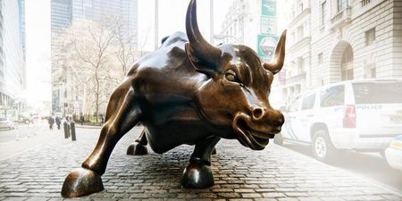 Heard of the famous Wall Street bull? What’s been put in front of it will give you shivers