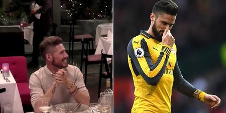 WATCH: This guy on First Dates tonight is the absolute spit of Arsenal footballer Olivier Giroud
