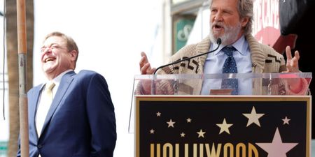 WATCH: Jeff Bridges brings back The Dude for John Goodman’s Walk Of Fame ceremony
