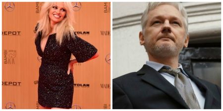 Pamela Anderson has written a bizarre poem about “sexy” Julian Assange