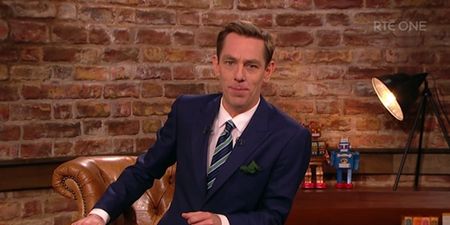The line-up for The Late Late Show features one of Ireland’s greatest actors