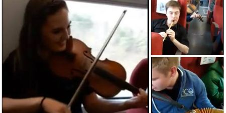 A massive céilí broke out on a train in China and the craic looked ninety