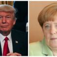 WATCH: Trump leaves Merkel hanging during handshake photo-op