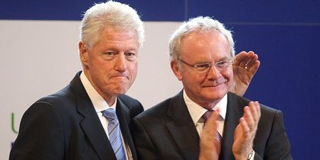 “And when he gave his word, that was as good as gold.” Bill Clinton pays tribute to Martin McGuinness