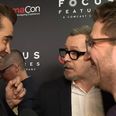 Colin Farrell is all of us when he runs into Gary Oldman on the red carpet