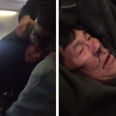 WATCH: Passenger dragged from seat by police due to the plane being overbooked