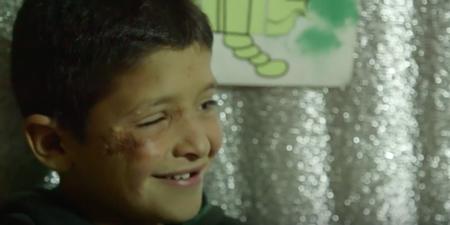 VIDEO: There’s a petition to bring Syrian child refugee Moussa, who could lose his sight, to Ireland