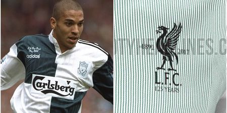 Liverpool’s new away jersey appears to be a tribute to a 90s classic