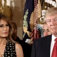 President Trump wishes his wife well after hospital visit but manages to spell her name wrong