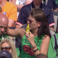 WATCH: Some Irish fans were really feeling the heat watching the cricket on Sunday