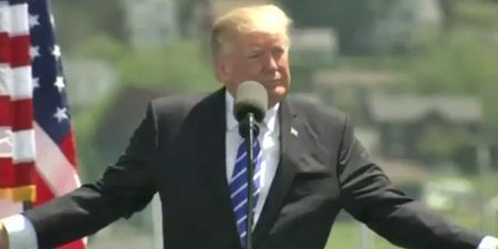 Trump attacks media again: “I’m President, and they’re not”