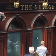 The George had a classy response to last night’s vandalism