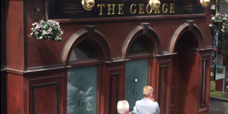 The George had a classy response to last night’s vandalism