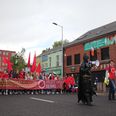 Thousands of people – including Batman – attend Irish language rally march in Belfast