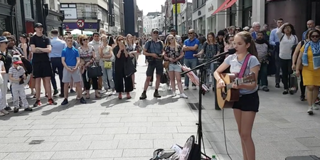 WATCH: This amazing 11-year-old busker has been wowing people on Grafton Street
