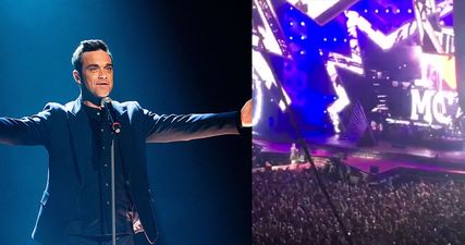WATCH: Robbie Williams changes lyrics to ‘Strong’ in tribute to Manchester