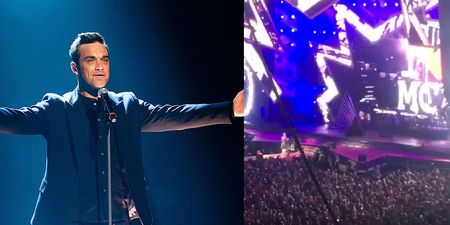 WATCH: Robbie Williams changes lyrics to ‘Strong’ in tribute to Manchester