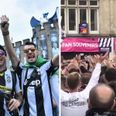 WATCH: Juventus fans are taking over Cardiff city centre
