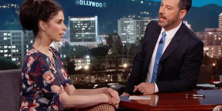 WATCH: Jimmy Kimmel chats to ex-girlfriend Sarah Silverman about her near-death experience