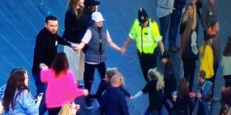 Policeman dancing ‘Ring Around the Rosie’ with kids is the spirit of #OneLoveManchester
