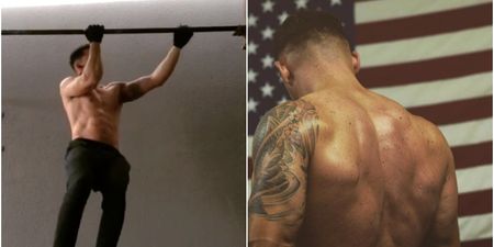 WATCH: This insanely ripped marine pull off some breathtaking feats of strength