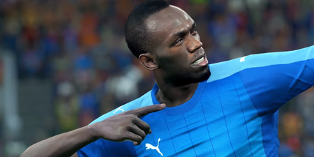 WATCH: Usain Bolt will feature in Pro Evolution Soccer 2018 and could be the game’s new Adriano