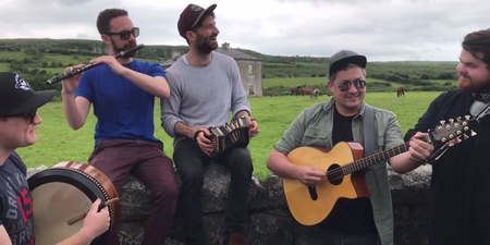 WATCH: An Irish band playing the Father Ted theme tune outside Father Ted’s house will bring a smile to your face