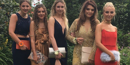 This girl has a genius method for sneaking drink into her debs