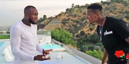 WATCH: Paul Pogba’s reaction to Romelu Lukaku telling him he’s joining Man United is magic