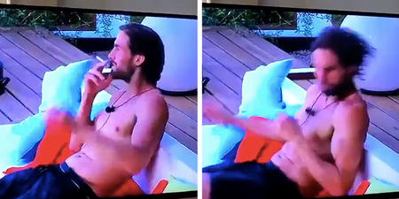 WATCH: Love Island contestant shows us exactly how not to smoke a lit cigarette