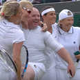 WATCH: Kim Clijsters dresses Irish fan in skirt and invites him to play tennis at Wimbledon