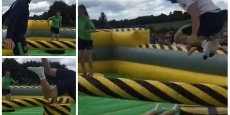 Keith Andrews & Stephen Hunt on the most intense bouncy castle