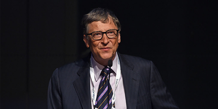 Bill Gates has unveiled a waterless toilet