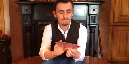 WATCH: This hypnotist is picking your right card over the internet but can you spot how?