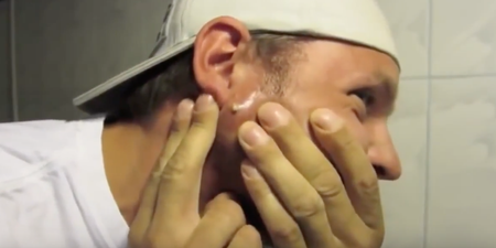 This guy squeezing a huge spot is probably one of the worst popping videos we’ve seen