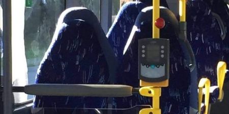 Anti-immigrant grouped mocked after they mistook bus seats for burkas