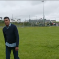 Chris Kamara attempts a 45, ends up pulling hamstring and clocking a tractor
