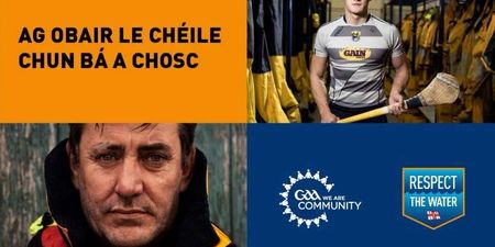 The GAA has joined forces with the RNLI to get people thinking about water safety