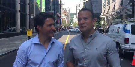 Leo Varadkar seems to be having the time of his life with Justin Trudeau at Montreal Pride