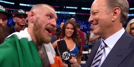 WATCH: “Anyone wants a knock, give me a shout.” Conor McGregor’s post fight interview was hilarious