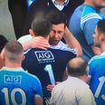 Touching moment between Sean Cavanagh and Stephen Cluxton on special day