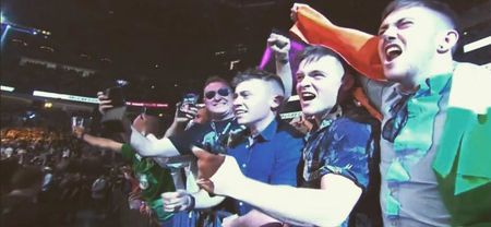 Three Irish lads managed to sneak into the $80,000 front-row seats at the McGregor fight without tickets