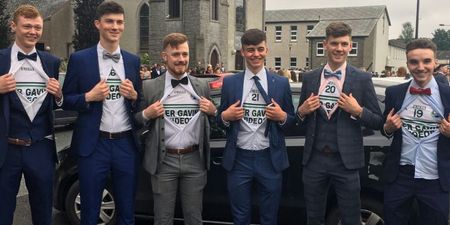 PICS: Six boys from Westmeath ditched their debs dates to play championship football instead