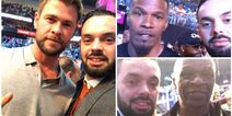 PICS: Irish McGregor fan rubs shoulders with host of A-listers after sneaking into $80,000 ringside seat
