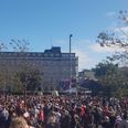 There was some crowd watching the All-Ireland final in Eyre Square