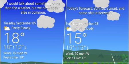 This is the perfect app to make you feel better about Ireland’s shitty weather