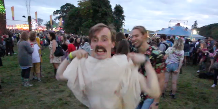Did you see the Irish guy with the most extreme Bucket List at Electric Picnic this year?