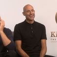 Taron Egerton and Mark Strong on Irish accents, THAT orange jacket and a Kingsman trilogy